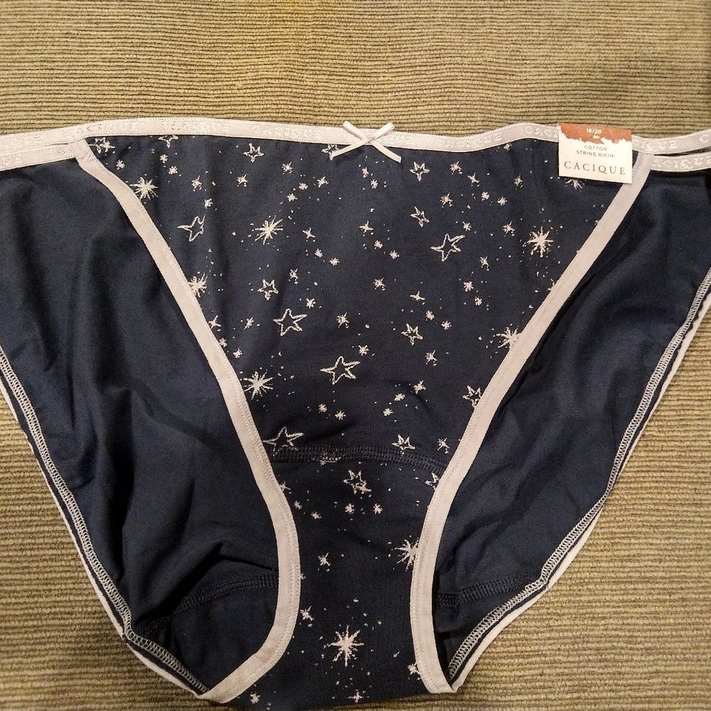 Cacique 18/20 (2X) Cotton Double String Bikini